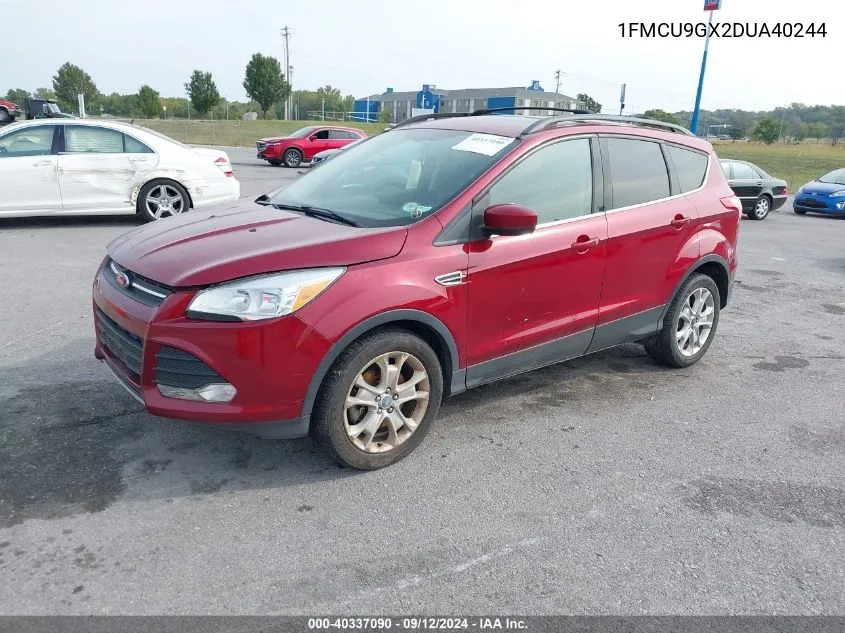 2013 Ford Escape Se VIN: 1FMCU9GX2DUA40244 Lot: 40337090