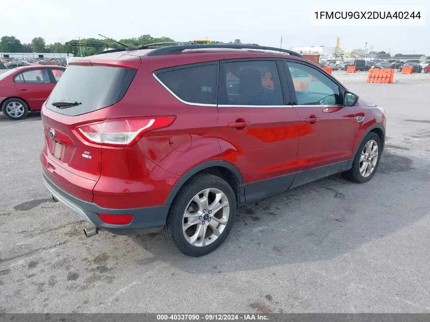 2013 Ford Escape Se VIN: 1FMCU9GX2DUA40244 Lot: 40337090