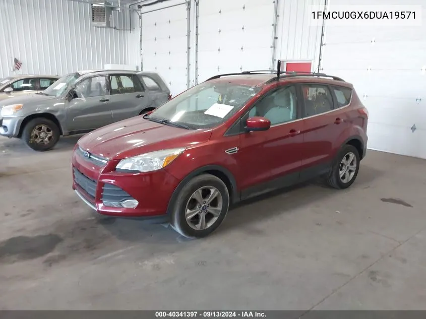 2013 Ford Escape Se VIN: 1FMCU0GX6DUA19571 Lot: 40341397