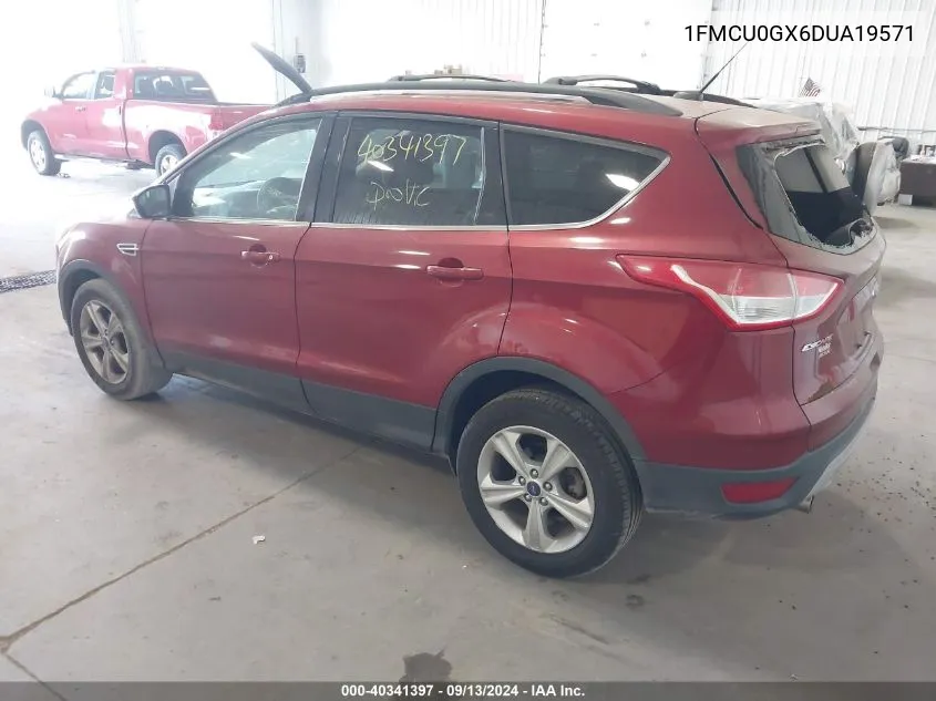 1FMCU0GX6DUA19571 2013 Ford Escape Se