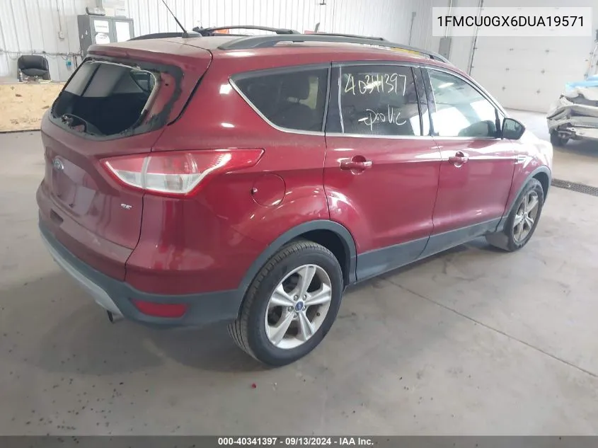 1FMCU0GX6DUA19571 2013 Ford Escape Se