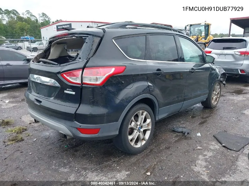 2013 Ford Escape Sel VIN: 1FMCU0H91DUB77929 Lot: 40342461