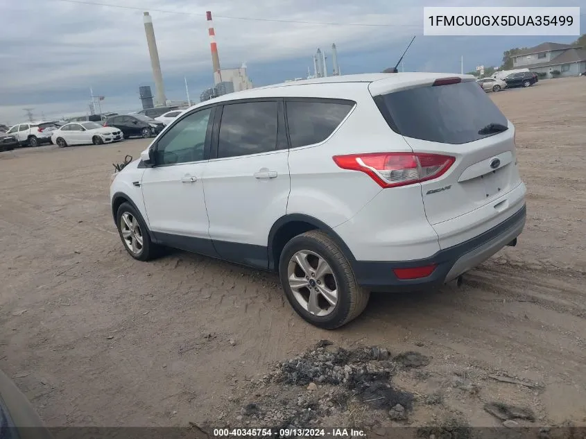 2013 Ford Escape Se VIN: 1FMCU0GX5DUA35499 Lot: 40345754