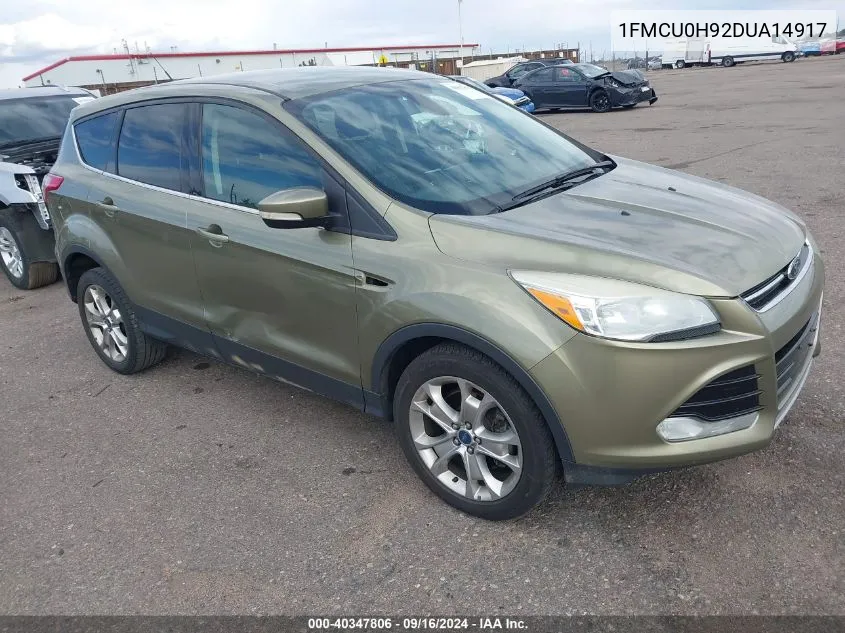 2013 Ford Escape Sel VIN: 1FMCU0H92DUA14917 Lot: 40347806