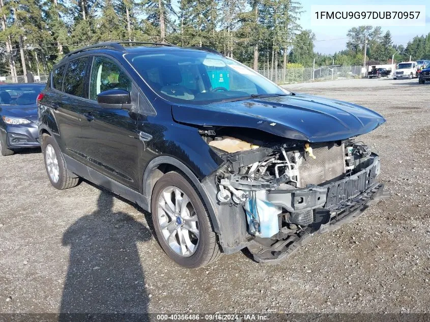 2013 Ford Escape Se VIN: 1FMCU9G97DUB70957 Lot: 40356486