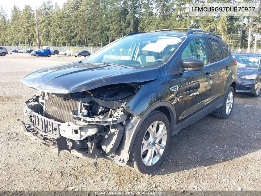 2013 Ford Escape Se VIN: 1FMCU9G97DUB70957 Lot: 40356486