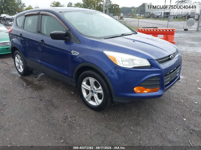 2013 Ford Escape S VIN: 1FMCU0F75DUC40449 Lot: 40372362