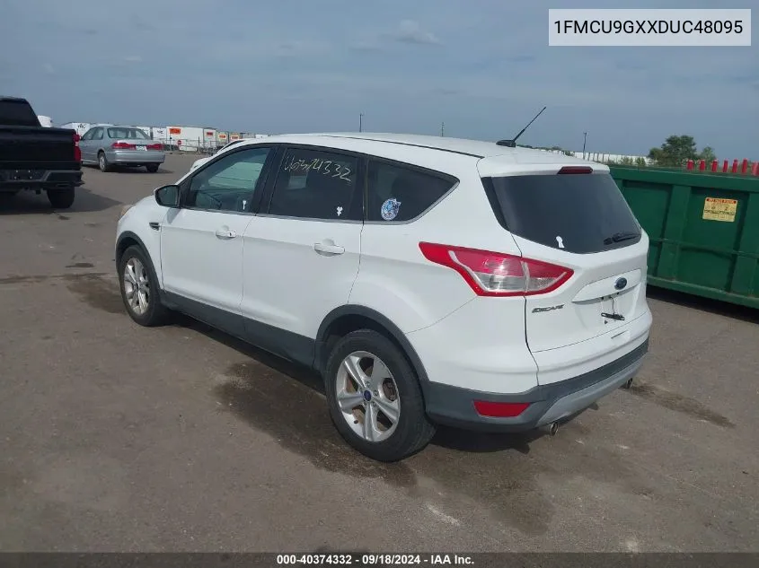 2013 Ford Escape Se VIN: 1FMCU9GXXDUC48095 Lot: 40374332