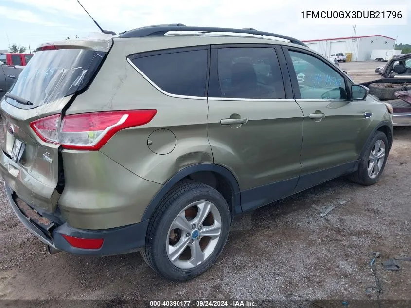 2013 Ford Escape Se VIN: 1FMCU0GX3DUB21796 Lot: 40390177