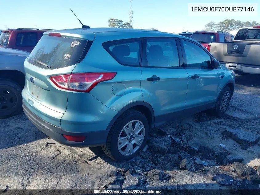 1FMCU0F70DUB77146 2013 Ford Escape S