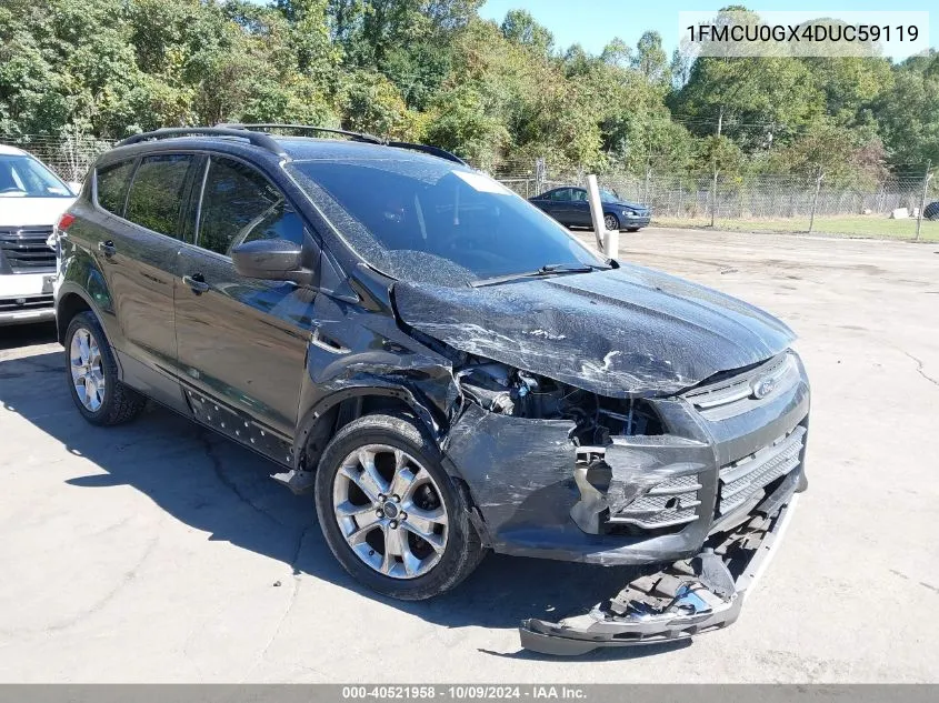 2013 Ford Escape Se VIN: 1FMCU0GX4DUC59119 Lot: 40521958