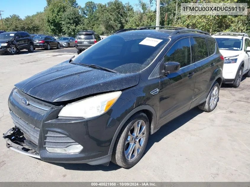 2013 Ford Escape Se VIN: 1FMCU0GX4DUC59119 Lot: 40521958