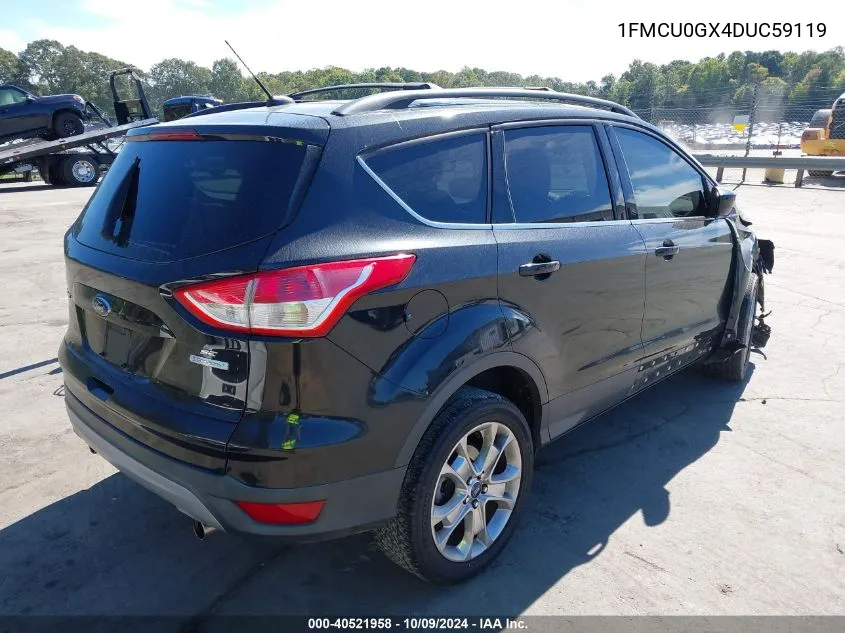 2013 Ford Escape Se VIN: 1FMCU0GX4DUC59119 Lot: 40521958