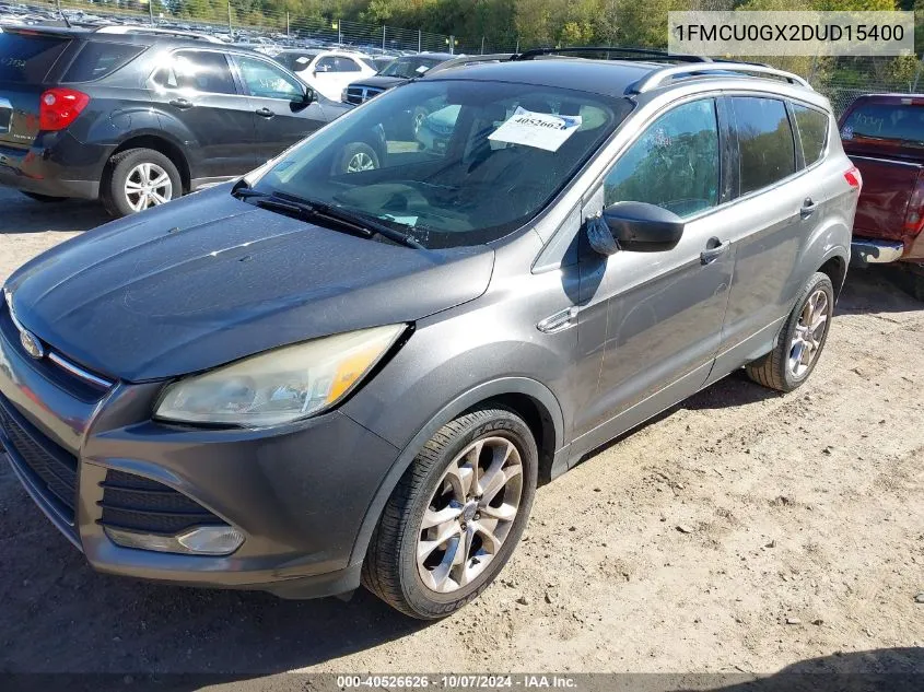 2013 Ford Escape Se VIN: 1FMCU0GX2DUD15400 Lot: 40526626