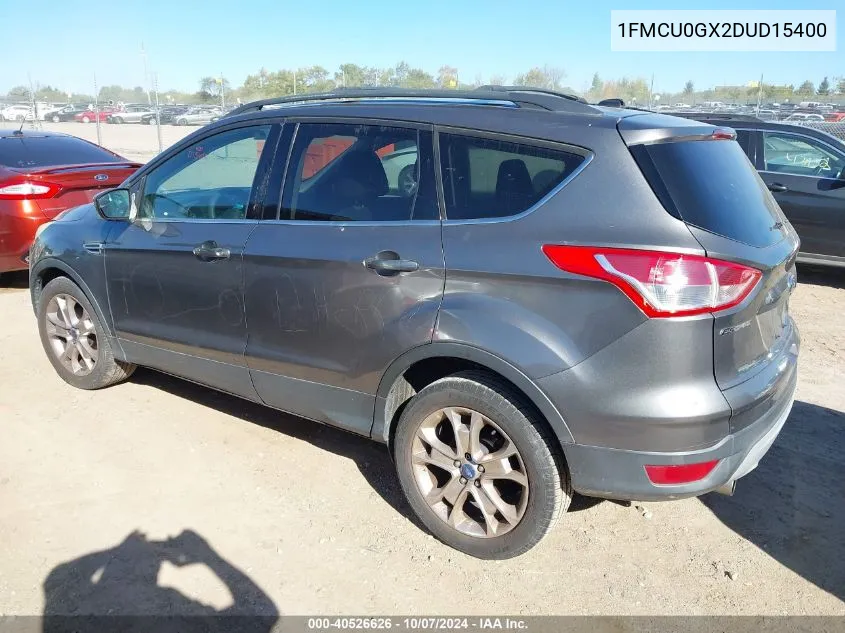 2013 Ford Escape Se VIN: 1FMCU0GX2DUD15400 Lot: 40526626