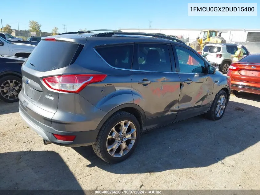 2013 Ford Escape Se VIN: 1FMCU0GX2DUD15400 Lot: 40526626