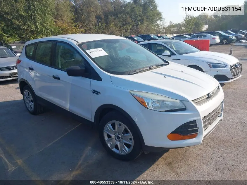 2013 Ford Escape S VIN: 1FMCU0F70DUB31154 Lot: 40553339