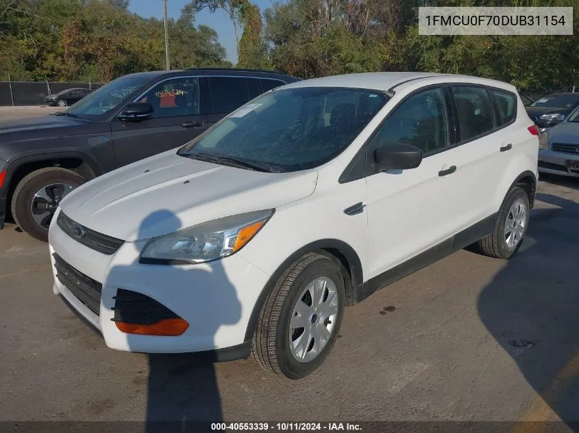 2013 Ford Escape S VIN: 1FMCU0F70DUB31154 Lot: 40553339