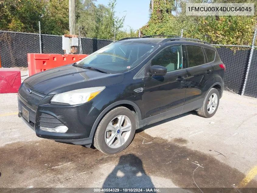 1FMCU0GX4DUC64045 2013 Ford Escape Se