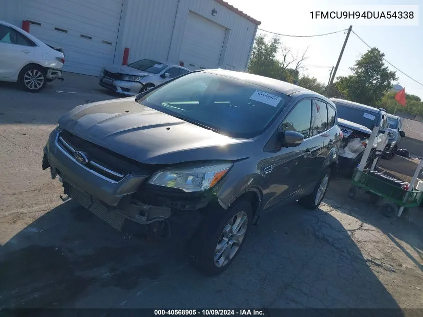 2013 Ford Escape Sel VIN: 1FMCU9H94DUA54338 Lot: 40568905