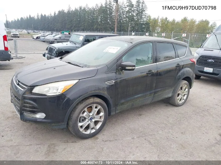 2013 Ford Escape Sel VIN: 1FMCU9H97DUD70798 Lot: 40574173