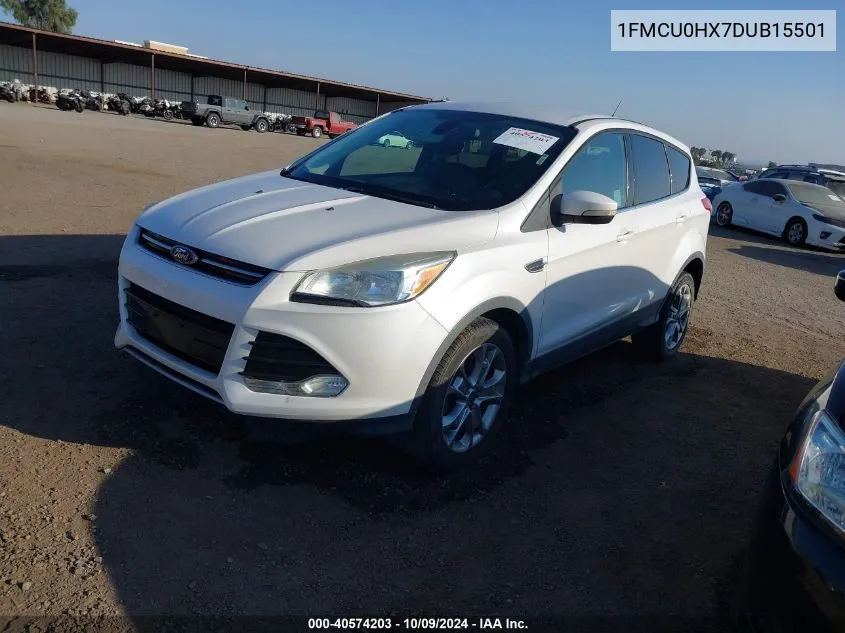 2013 Ford Escape Sel VIN: 1FMCU0HX7DUB15501 Lot: 40574203