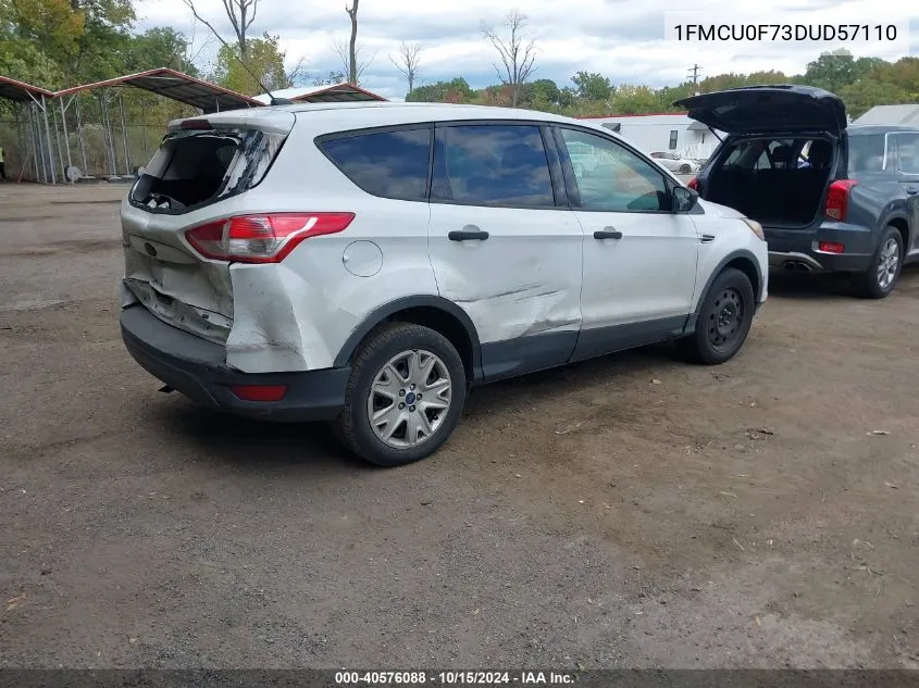 2013 Ford Escape S VIN: 1FMCU0F73DUD57110 Lot: 40576088