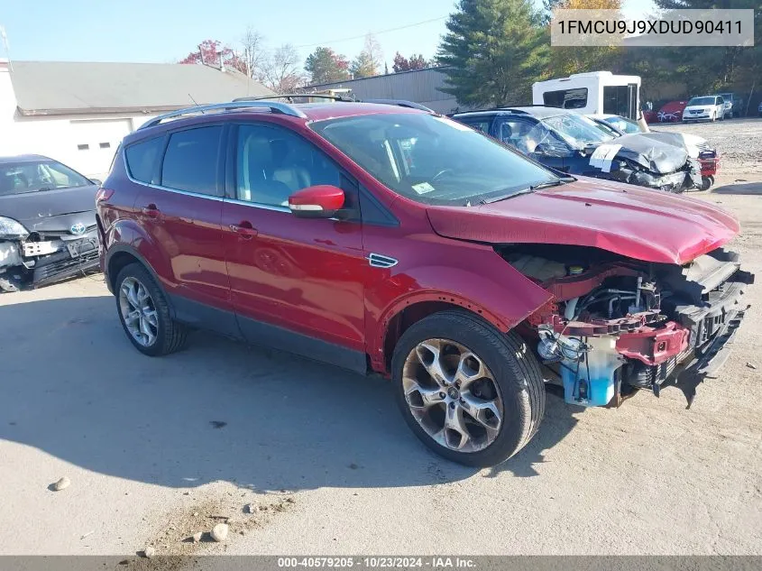 2013 Ford Escape Titanium VIN: 1FMCU9J9XDUD90411 Lot: 40579205