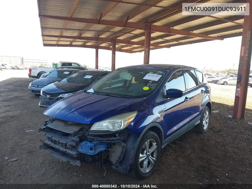 2013 Ford Escape Se VIN: 1FMCU0G91DUC93911 Lot: 40580342