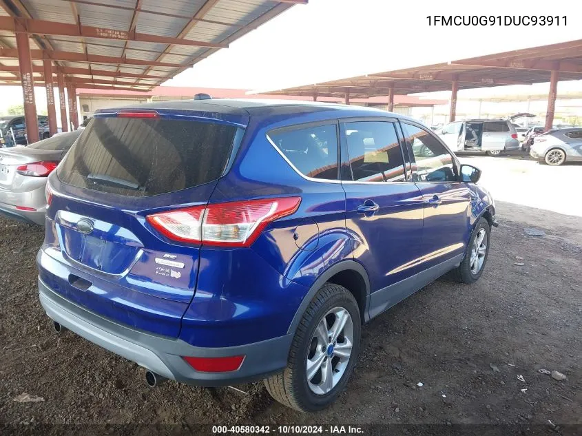 2013 Ford Escape Se VIN: 1FMCU0G91DUC93911 Lot: 40580342