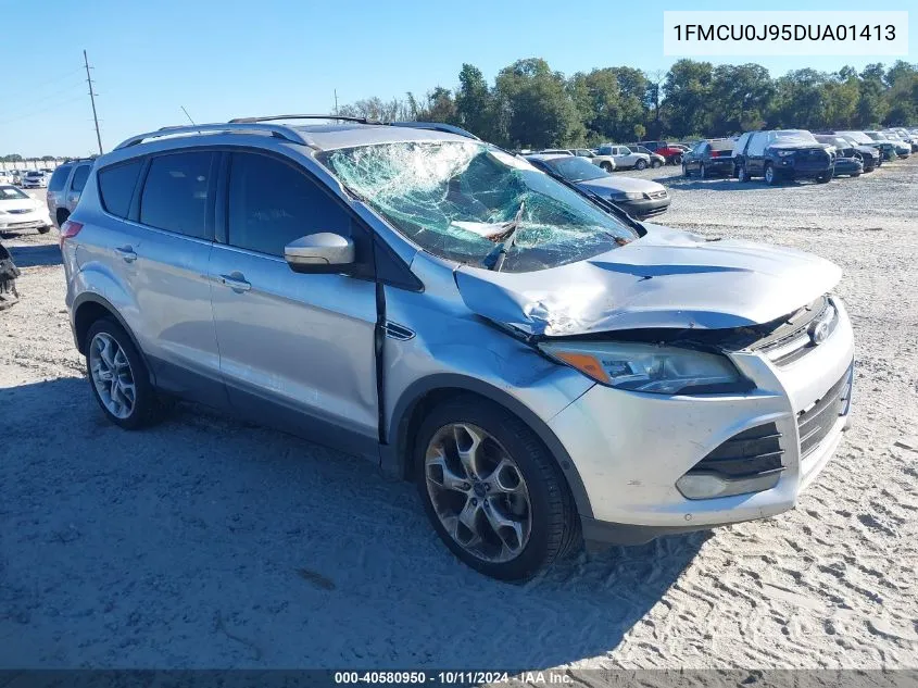 2013 Ford Escape Titanium VIN: 1FMCU0J95DUA01413 Lot: 40580950