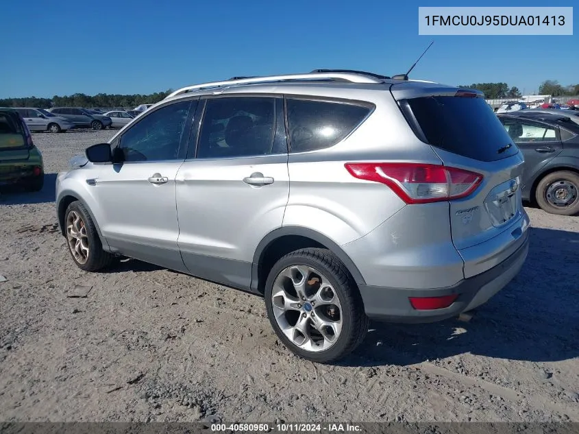 2013 Ford Escape Titanium VIN: 1FMCU0J95DUA01413 Lot: 40580950