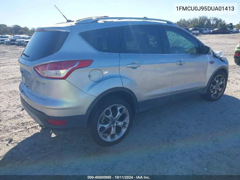 2013 Ford Escape Titanium VIN: 1FMCU0J95DUA01413 Lot: 40580950