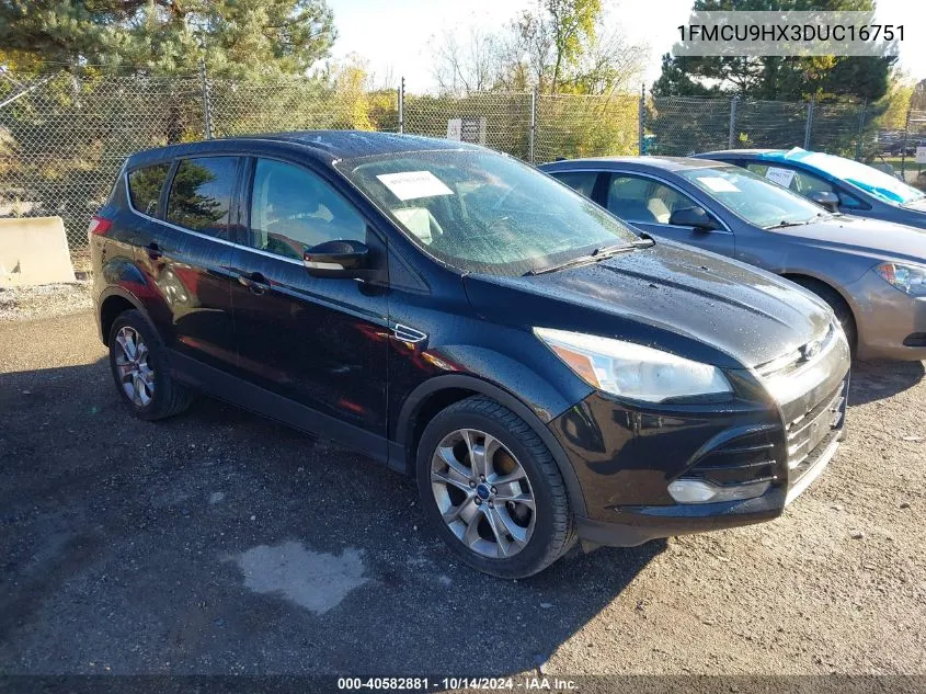 2013 Ford Escape Sel VIN: 1FMCU9HX3DUC16751 Lot: 40582881