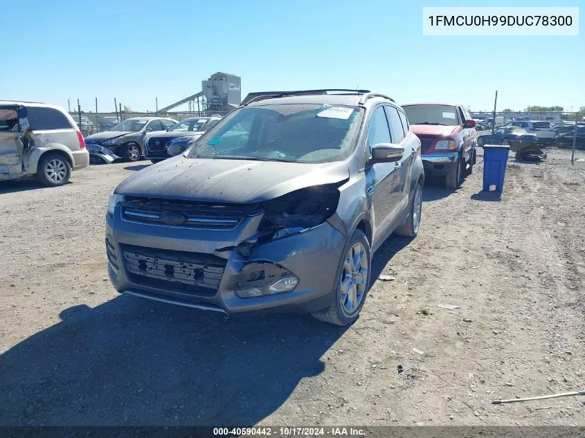 2013 Ford Escape Sel VIN: 1FMCU0H99DUC78300 Lot: 40590442