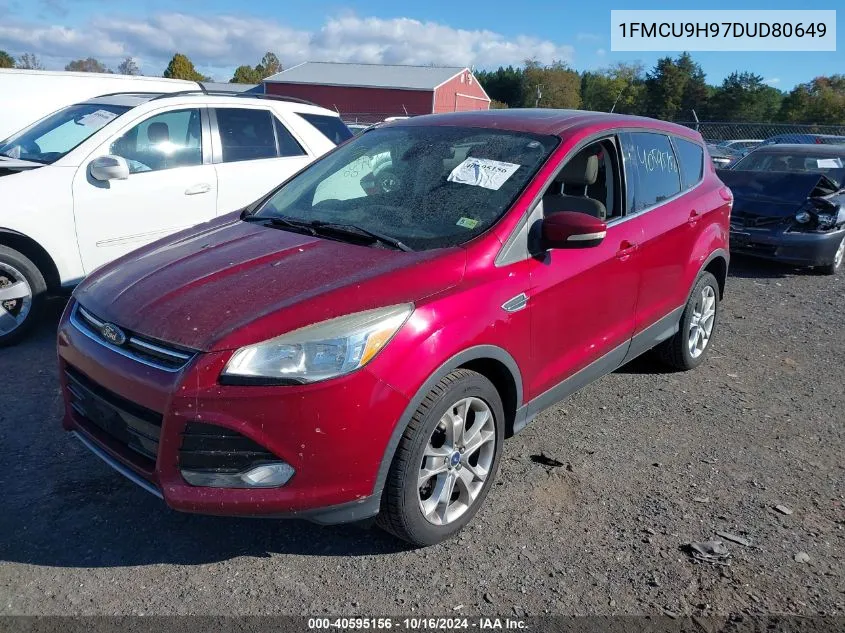 2013 Ford Escape Sel VIN: 1FMCU9H97DUD80649 Lot: 40595156