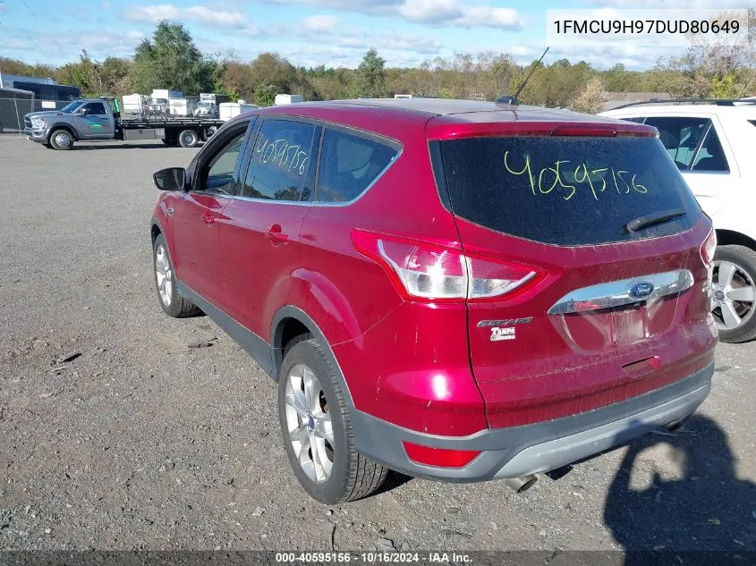 2013 Ford Escape Sel VIN: 1FMCU9H97DUD80649 Lot: 40595156