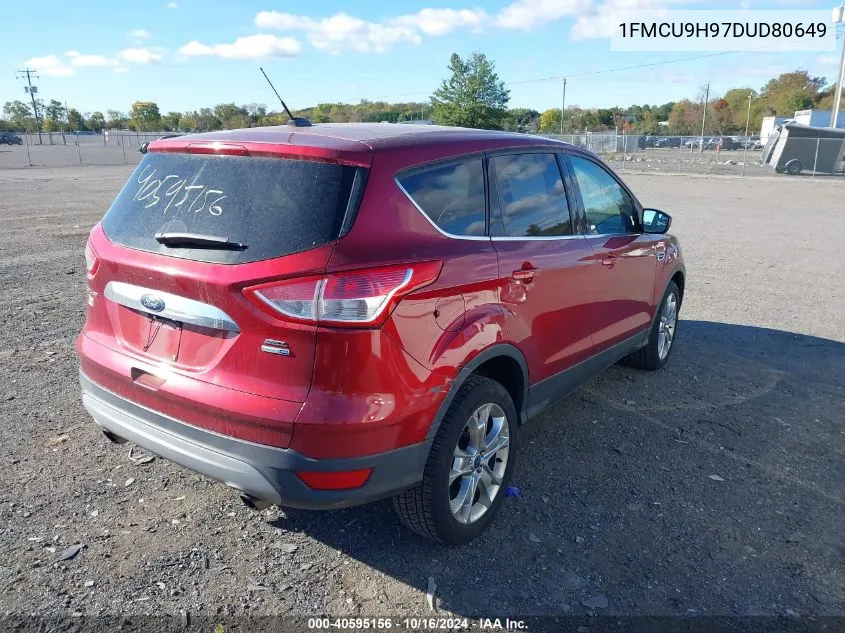 2013 Ford Escape Sel VIN: 1FMCU9H97DUD80649 Lot: 40595156