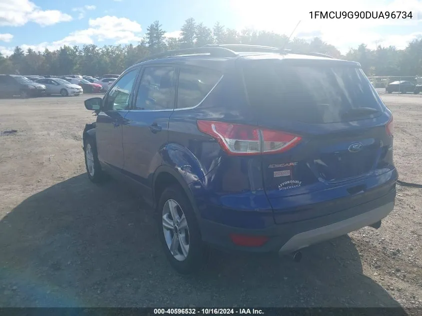 2013 Ford Escape Se VIN: 1FMCU9G90DUA96734 Lot: 40596532