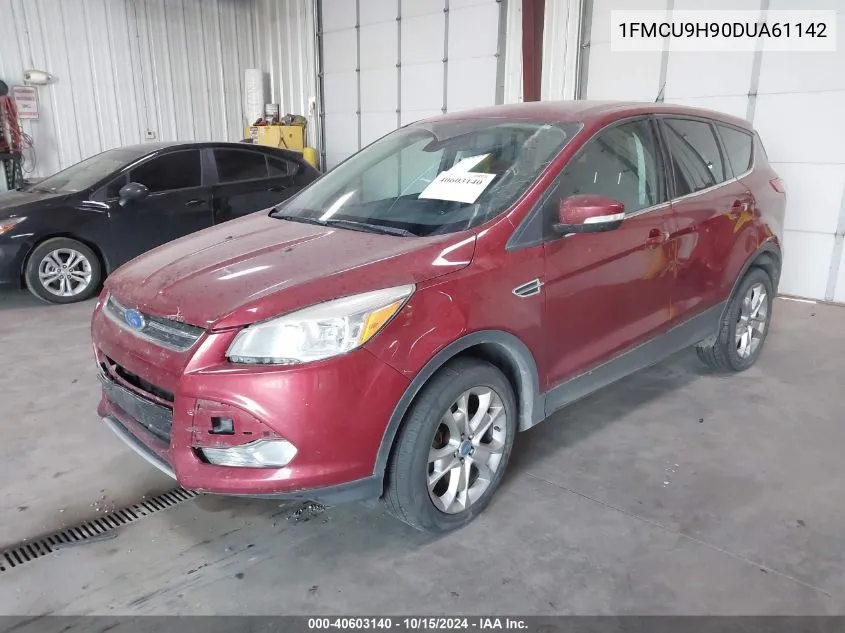 2013 Ford Escape Sel VIN: 1FMCU9H90DUA61142 Lot: 40603140