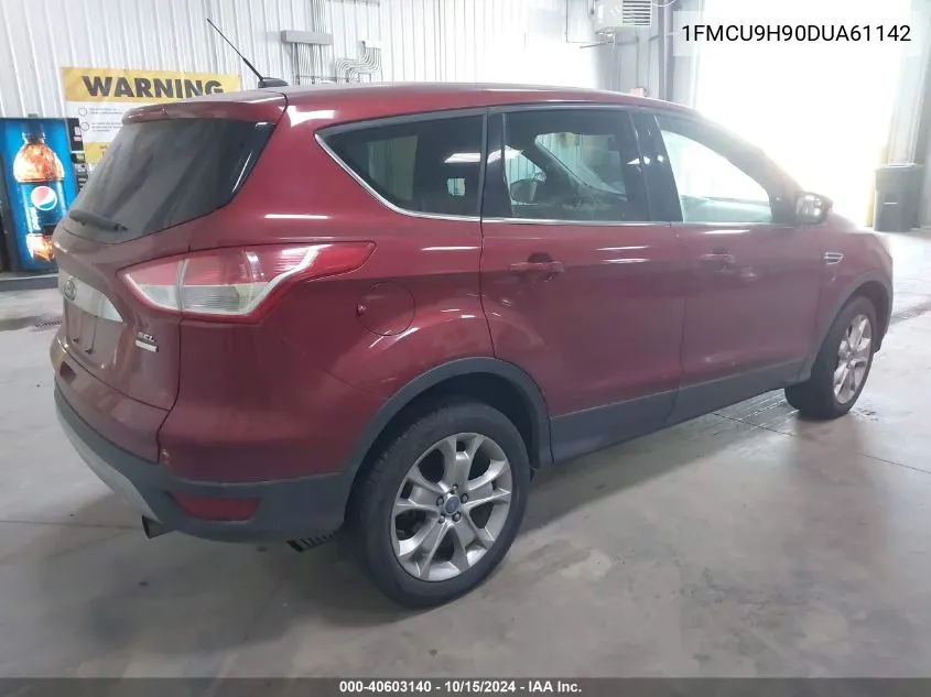 2013 Ford Escape Sel VIN: 1FMCU9H90DUA61142 Lot: 40603140