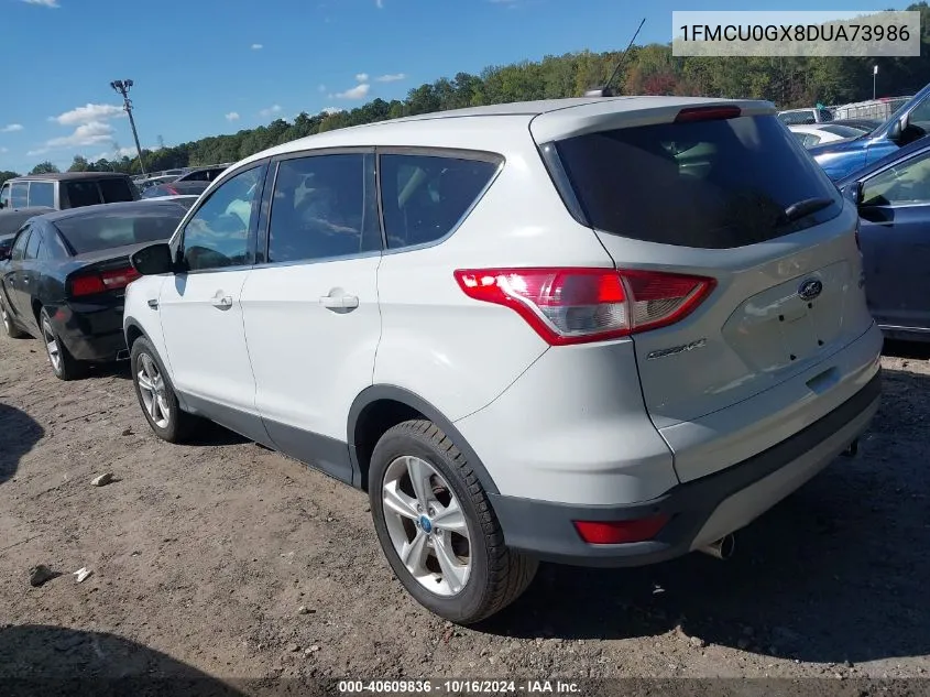 2013 Ford Escape Se VIN: 1FMCU0GX8DUA73986 Lot: 40609836