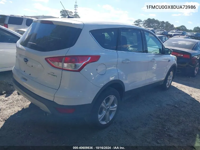 2013 Ford Escape Se VIN: 1FMCU0GX8DUA73986 Lot: 40609836