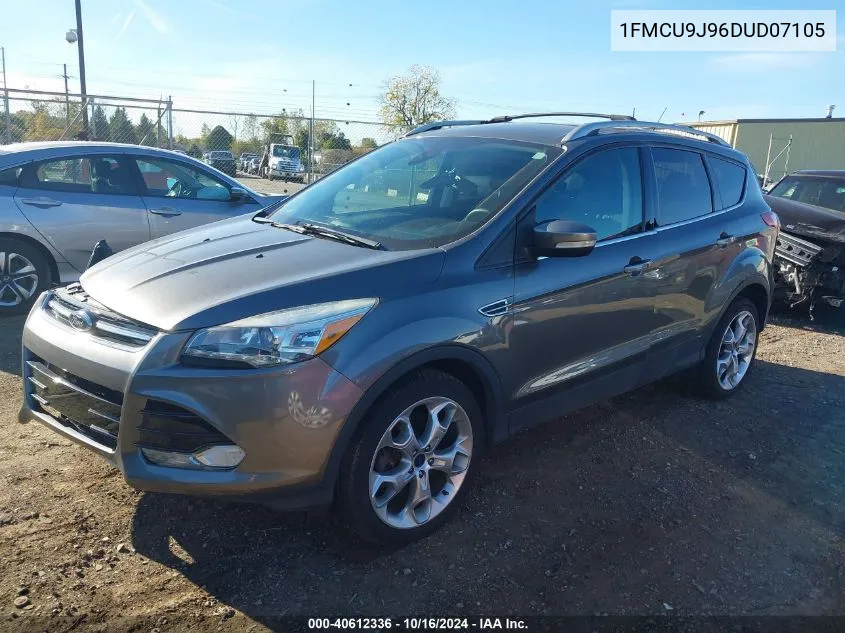 2013 Ford Escape Titanium VIN: 1FMCU9J96DUD07105 Lot: 40612336