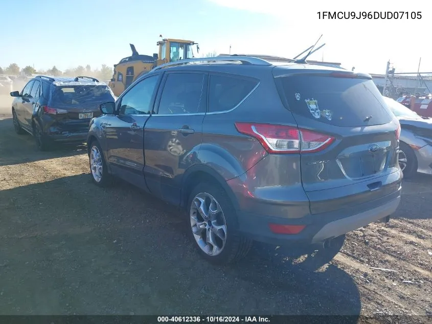 2013 Ford Escape Titanium VIN: 1FMCU9J96DUD07105 Lot: 40612336