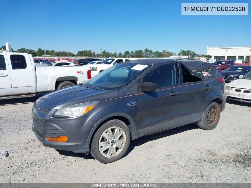 2013 Ford Escape S VIN: 1FMCU0F71DUD22520 Lot: 40615379