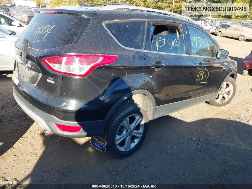 2013 Ford Escape Se VIN: 1FMCU9GX6DUB09498 Lot: 40620510