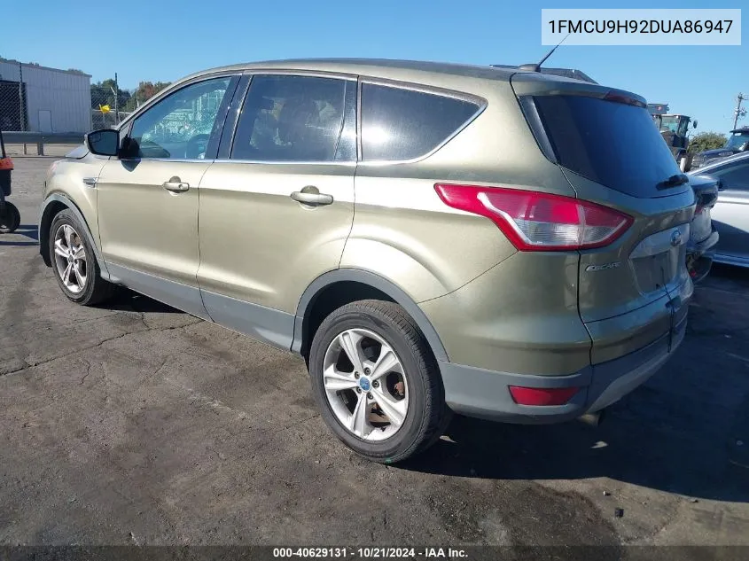 2013 Ford Escape Sel VIN: 1FMCU9H92DUA86947 Lot: 40629131