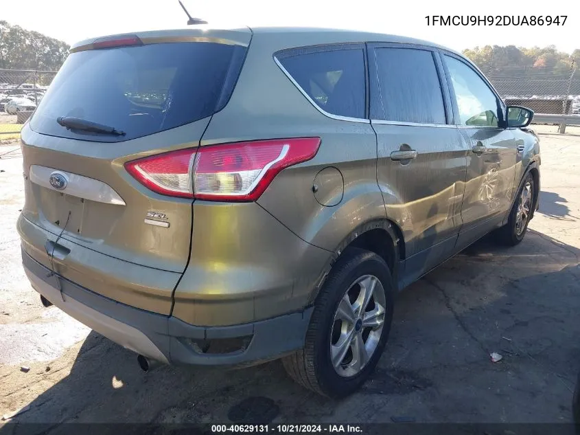 2013 Ford Escape Sel VIN: 1FMCU9H92DUA86947 Lot: 40629131