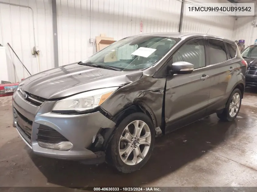 2013 Ford Escape Sel VIN: 1FMCU9H94DUB99542 Lot: 40630333